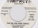 ANTHONY RAYE-GIVE ME ONE MORE CHANCE/HOLD ON-IMPACT DJ
