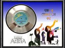 ABBA - TAKE A CHANCE ON ME - FRAMED 'SILVER' 45rpm  RECORD