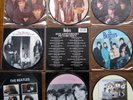 THE BEATLES - 20TH ANNIVERSARY PICTURE DISCS - 22 x 7