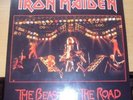 IRON MAIDEN BEAST ON THE ROAD TOUR 2LP GATEFOLD COVER W