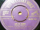 ELVIS PRESLEY 'LOVE ME TENDER' 1956 GOLD/PURPLE HMV 45