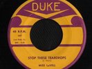 SOUL R&B 45 MISS LAVELL STOP THESE TEARDROPS DUKE 307 C