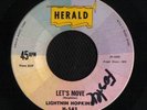 BLUES R&B 45 LIGHTNIN HOPKINS LET'S MOVE HERALD 542 CLE