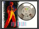 DAVID BOWIE - MODERN LOVE - FRAMED 'SILVER' 45rpm  RECORD