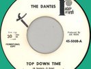 DANTES Top Down Time 45rpm Rotate 1960s teen surf hotro