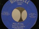 DICKY WILLIAMS + RAW SOUL ORCH. deep soul 45 on BRUBELL