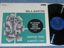 SANDOR VEGH & ALBERTO LYSY violin BARTOK - ED1 French V