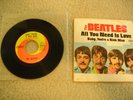 THE BEATLES All You Need is Love PS, VG/NM
