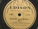 Edison 12 Inch Needle Type Record Roth String Quartet H