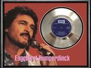 ENGELBERT HUMPERDINCK - THE LAST WALTZ - FRAMED 'SILVER' 45rpm  RECORD