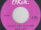 Northern Soul US 45 MAJOR LANCE You don't want me no mo
