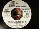 Randy Newman WLP 45 You Can Leave Your Hat On NM- 1972
