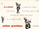 HASKIL GRUMIAUX - MOZART SON. FOR PIANO & VIOLIN  K 454