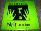 WE GOT POWER LP KBD PUNK BIG BOYS FU*K UPs SIN 34 MECHT