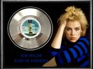 KIM WILDE - KIDS IN AMERICA - FRAMED 'SILVER' 45rpm  RECORD