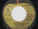 JOHN LENNON - Whatever Gets U...Nite - CLEAN Apple Promo 45