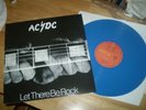 AC/DC let there be rock BLUE vinyl L.P. Australian