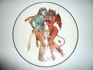 The Rolling Stones picture disc LP some satanic tour ´69 erotic comix nude