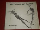 ARTICLES OF FAITH  In This Life LP Lone Wolf Records #1 Bob Mould 1985