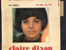 CLAIRE DIXON french Girl Sixties beau EP YéYé Pochette avec Languette
