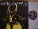 BATHORY - same LP + Beilage  * YELLOW GOAT Black Metal Klassiker HELLHAMMER rare