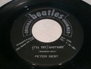 SCARCE 1965 PETER BEST 45 ORIGINAL BEATLES DRUMMER RECORD LABEL