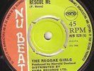 REGGAE GIRLS Rescue me / SOULMATES Unity is strength Nu Beat 029 Rare skinhead