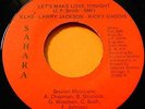 KLAS Let's Make Love Tonight Northern Soul 45 on SAHARA