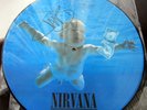 NIRVANA Nevermind Pic Disc LP - HAND SIGNED Dave Grohl - Original Geffen 1991