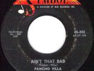 PANCHO VILLA & THE BANDITS Ain't That Bad NORTHERN SOUL R&B 45 on SYMBOL 202