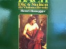 HONEGGER BACH CELLO SUITES TELEFUNKEN STEREO 3 LP NM