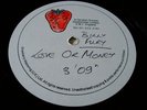 BILLY FURY -  ONE-SIDED ACETATE - LOVE OR MONEY - Circa 1982
