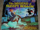 Walt Disney LEGEND OF SLEEPY HOLLOW album LP booklet & CD '71 VG  RIP VAN WINKLE