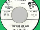 CHANTELS There's Our Song Again 45rpm End 1961 WLP