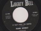 Northern  Soul -  Frank Beverly - If that's what you wanted