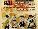 ANSERMET-BIZET-SYMPHONY in C etc UK DECCA LP SXL 2275 - VG+++ to NEAR MINT