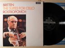 DECCA SXL 6393 WB ED1 - BRITTEN Suite for Cello - ROSTROPOVICH?