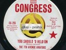7th Avenue Aviators YOU SHOULD 'O HELD ON / BOY NEXT DOOR Congress 255 wlp Promo