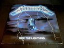 METALLICA Vinyl 33 Record RIDE THE LIGHTNING c1984 Banzai