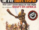 ? ? OST  45 SHAFT IN AFRICA Unique Spanish PS MINT Blaxpoitation