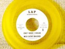 Teen / Girl Sound 45-Miss Cathy Brasher-Only When I Dream-Lap-Clear Yellow Vinyl