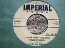 Laura Lee Perkins Kiss Me Baby / I Just Don't IMPERIAL Rockabilly Early R&R 45