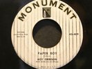 45 ROY ORBISON on MONUMENT With The Bug rockabilly HEAR
