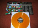 BOB MARLEY & THE WAILERS SURVIVAL JAMAICA LP ORANGE VINYL  TOP TUFF GONG