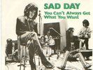Rolling Stones Export Single Sad Day F 13404 Decca Pic.Cover