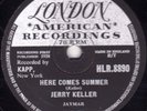NEAR MINT 1959 UK #1 JERRY KELLER 78  HERE COMES SUMMER / TIME HAS A WAY HLR8890