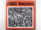 Woody Guthrie –Struggle NM- LP Folkways w/insert David Stone Martin cover shrink
