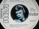 DAVID BOWIE 45 PS SPAIN 1975  promo white label UNIQUE SLEEVE - Knock on wood