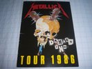 METALLICA DAMAGE INC.1986**TOUR PROGRAM**MASTER OF PUPPETS LIVE ANTHRAX MEGADETH