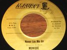 rare Northern Soul 45   MONIQUE   Never Let Me Go / If You Love Me  MAURCI #M104